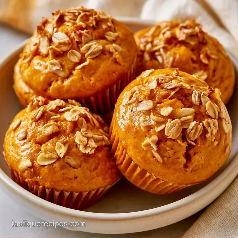 Three moist, orange-hued cakes stacked neatly on a white ceramic plate, garnished with a dusting of cinnamon.