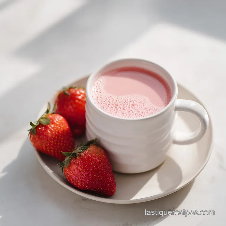 Korean Strawberry Milk: Cafe Style Treat
