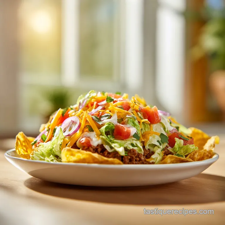 Loaded Taco Salad: Fresh and Healthy