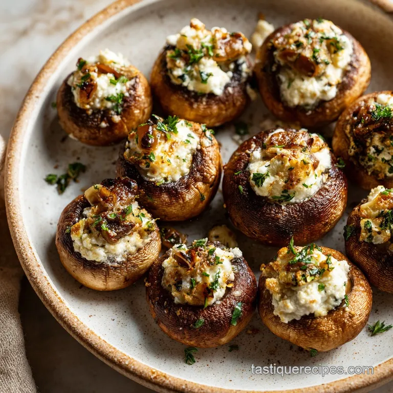 Olive Garden Stuffed Mushrooms: Savory Copycat