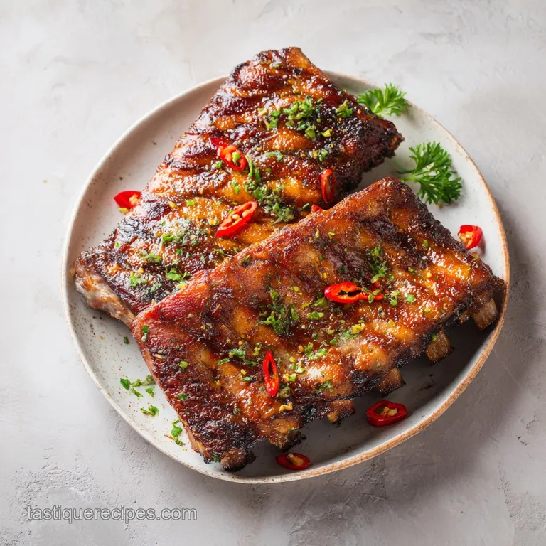 Marinated Ribs: Tender and Lacquered