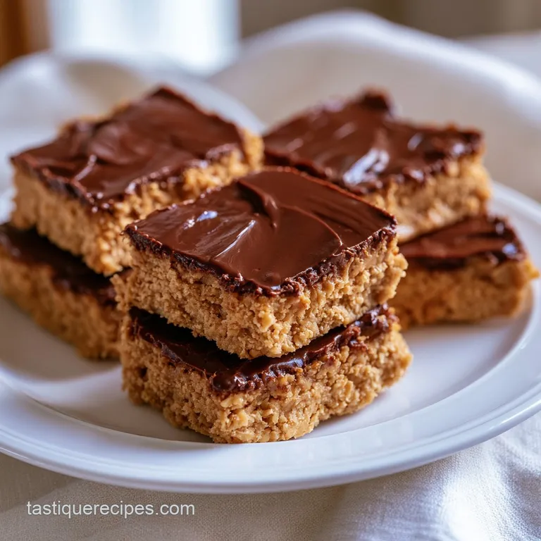 Peanut Butter Lunch Lady Bars: No-Bake Classic