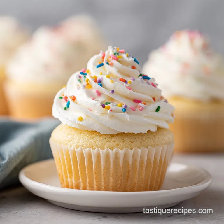 Perfect Vanilla Cupcakes: Velvety and Moist