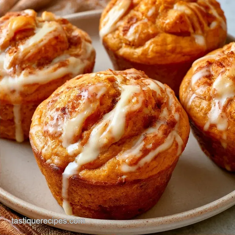 Bakery-Quality Pumpkin Muffins With Cream Cheese