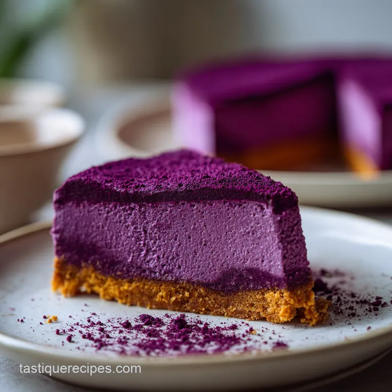 Purple Sweet Potato Pie Filling