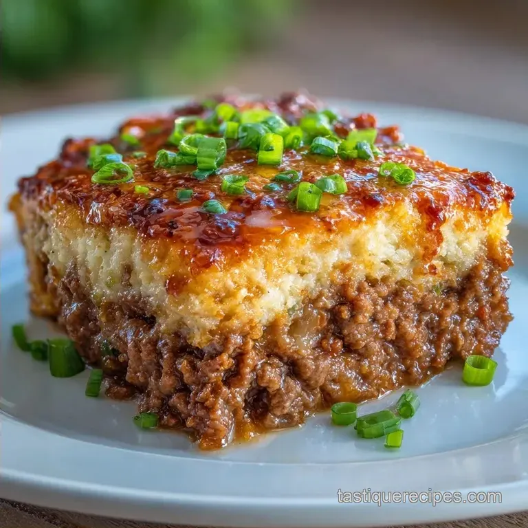 Quick Ground Beef Casserole: Savory Beefy Bake