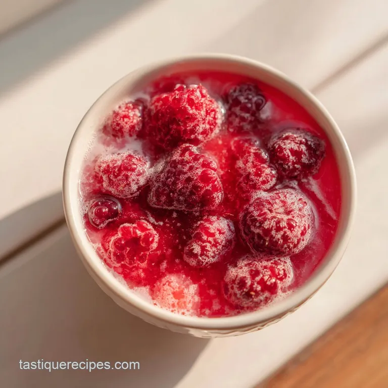 Raspberry Sherbet Punch: Fizzy and Creamy