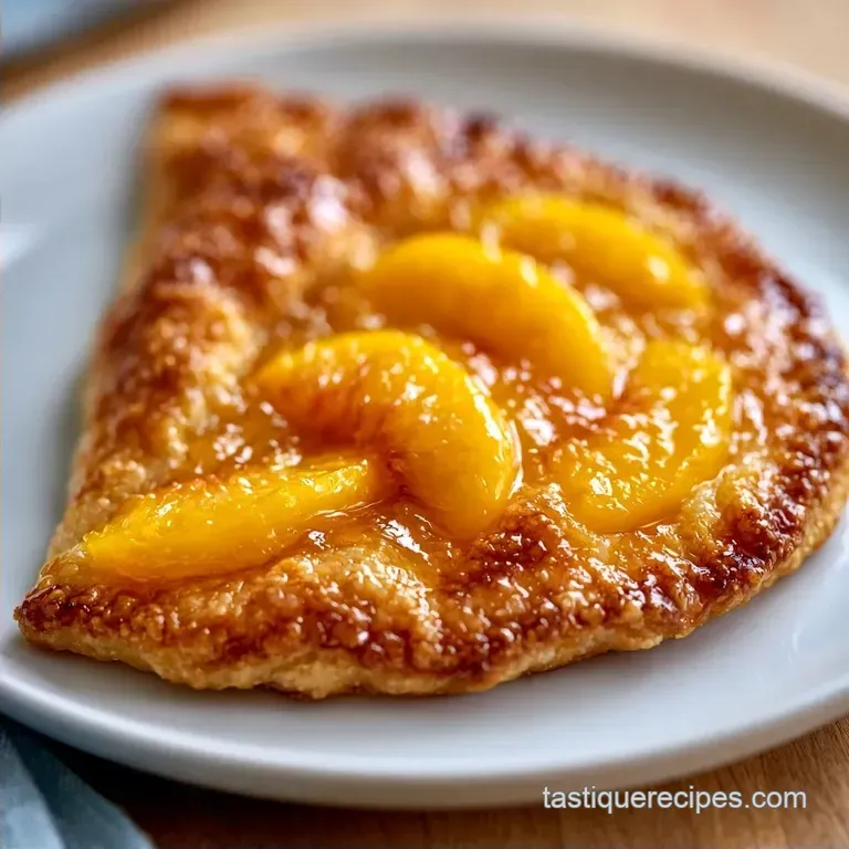 Rustic Peach Galette with Chilled Butter