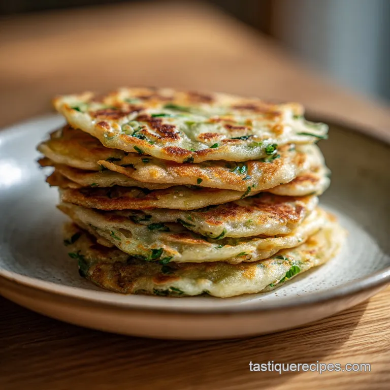 Sourdough Discard Scallion Pancakes Recipe