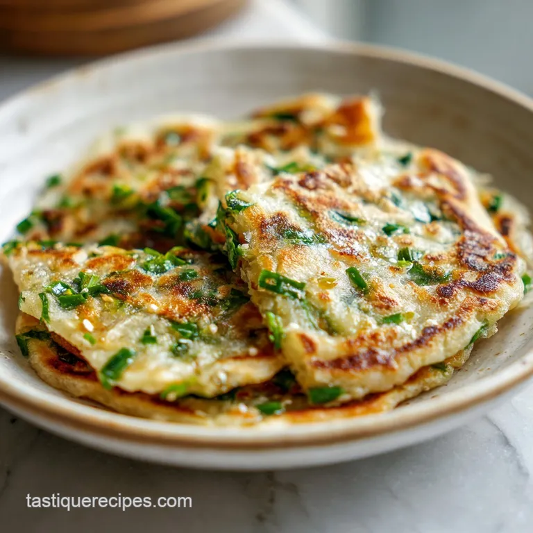 Sourdough Scallion Pancakes: Tangy and Crisp