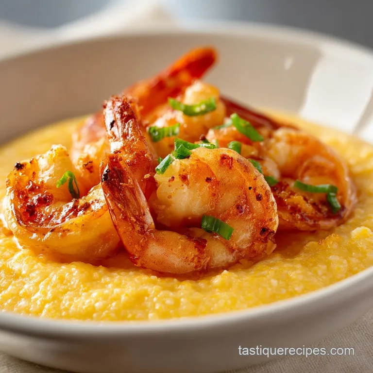 Southern Shrimp and Grits: Cheesy and Savory