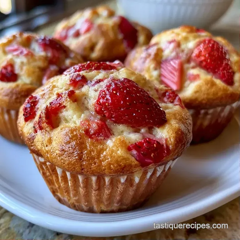 Golden-brown baked treats stacked on a white ceramic plate beside a linen napkin and a small bowl of fresh berries.