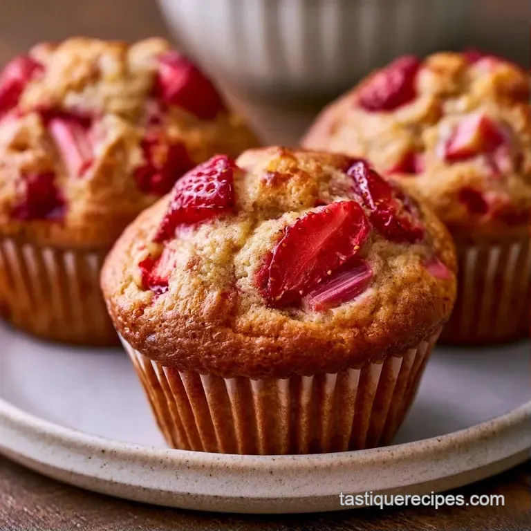 A wooden platter of warm muffins with vibrant red berries, paired with a linen napkin and a cup of steaming coffee.