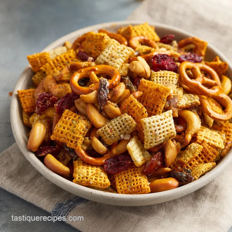 Vegan Chex Mix Recipe: Smoky Garlicky Finish