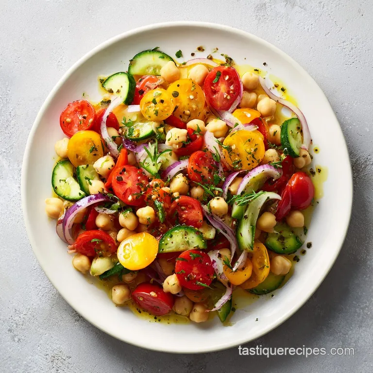 Healthy Chickpea Salad Recipe