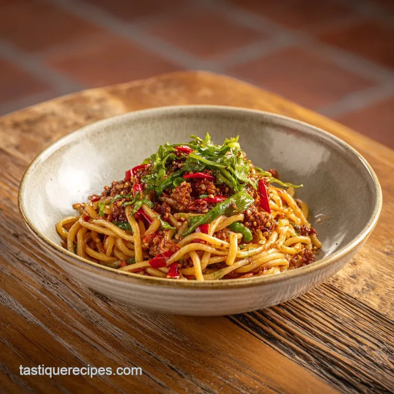 Vegan Dan Dan Noodles: Silky & Savory