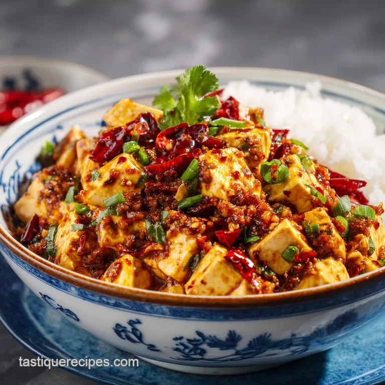 Vegan Mapo Tofu: Velvety & Numbing
