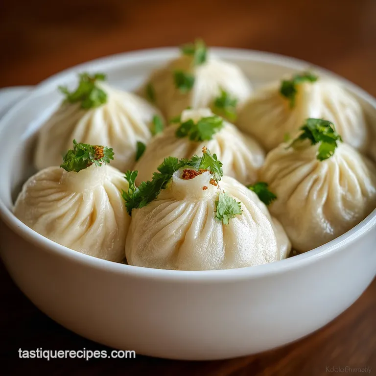 Vegetarian Soup Dumplings: Velvety Broth