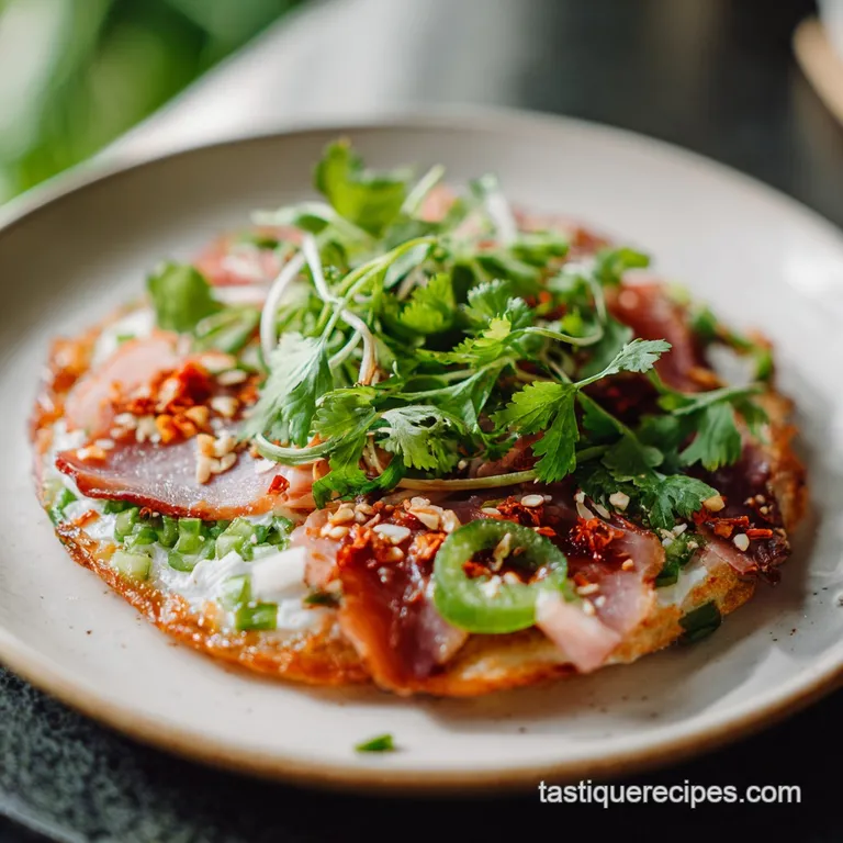 Vietnamese Pizza Rice Paper: Shatter Crisp Snack