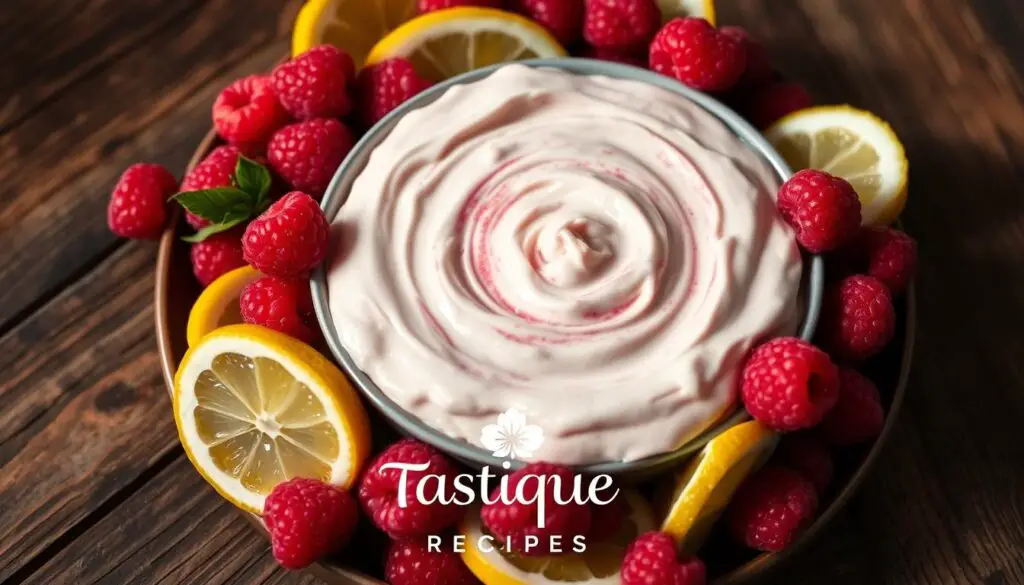 raspberry lemon fruit dip recipe