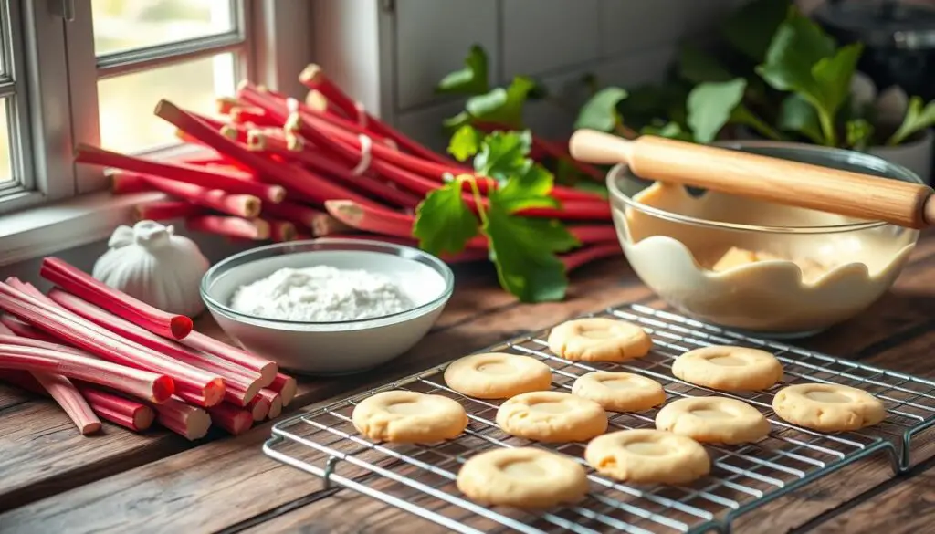 rhubarb cookies recipe