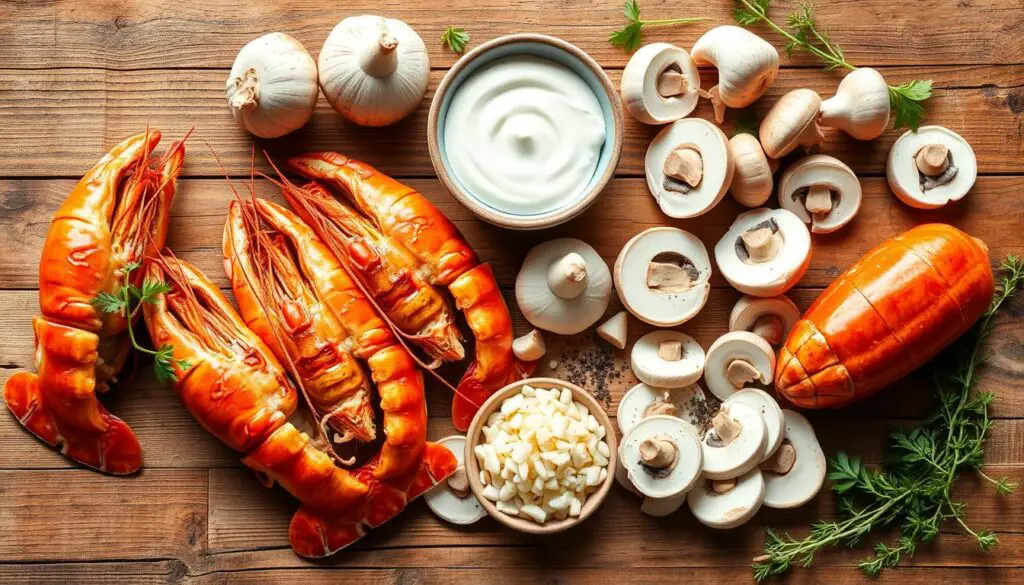 Langostino Mushroom Sour Cream Gravy Recipe