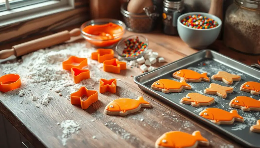 orange fish cookies recipe